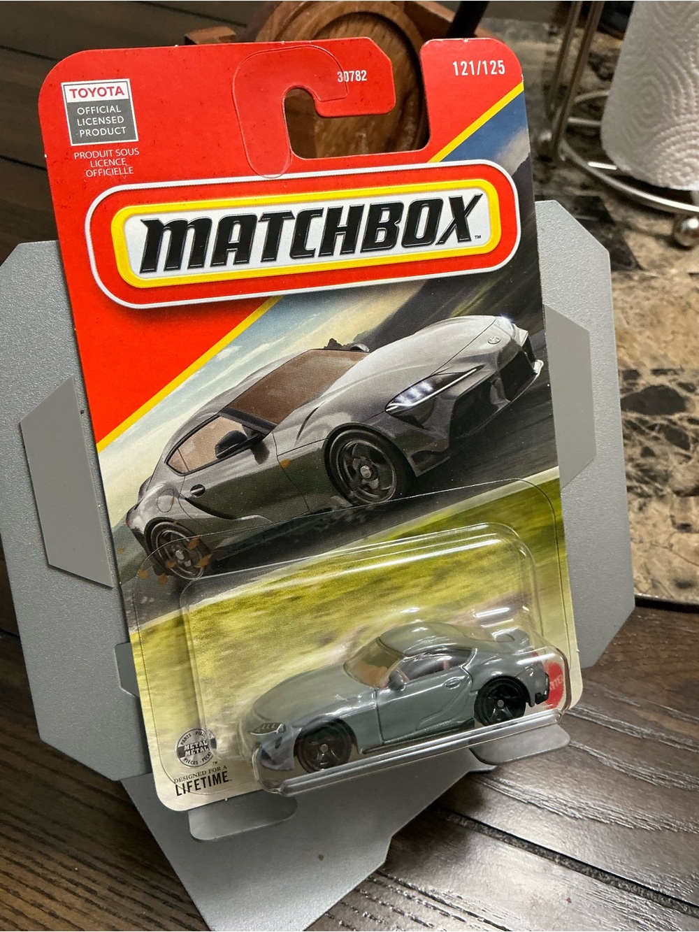 Matchbox 2023 Toyota GR Supra Die-Cast Toy Car - Gray - Picture 2 of 3